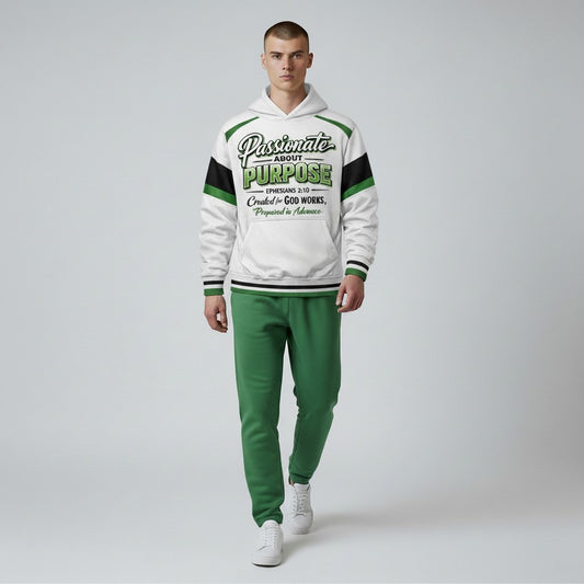 Passionate About Purpose Hoodie White