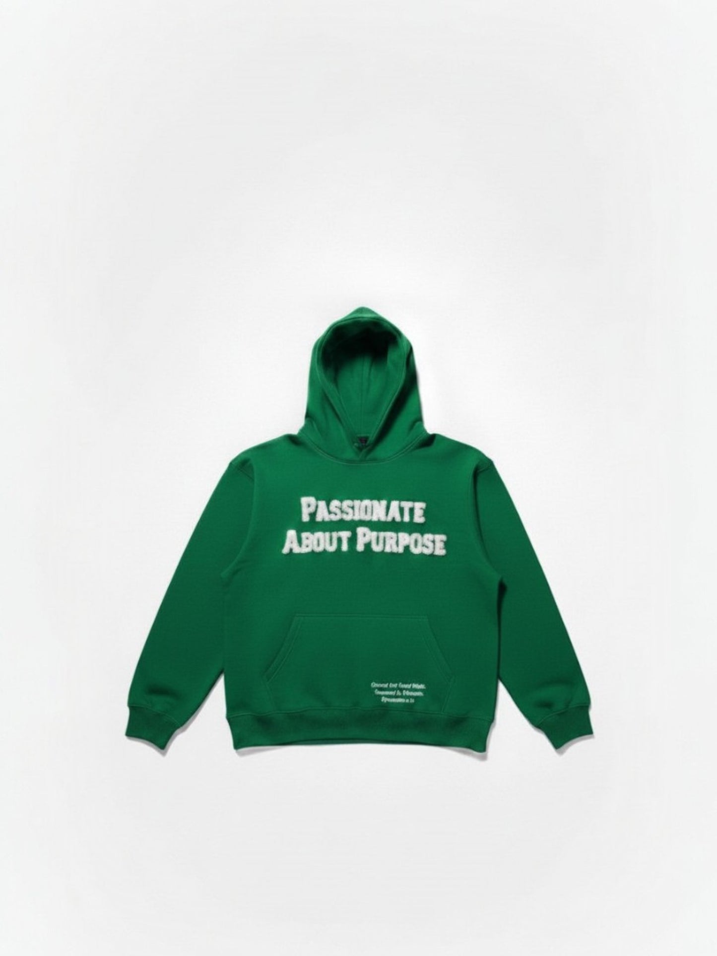 Passionate About Purpose Varsity Hoodie-Green
