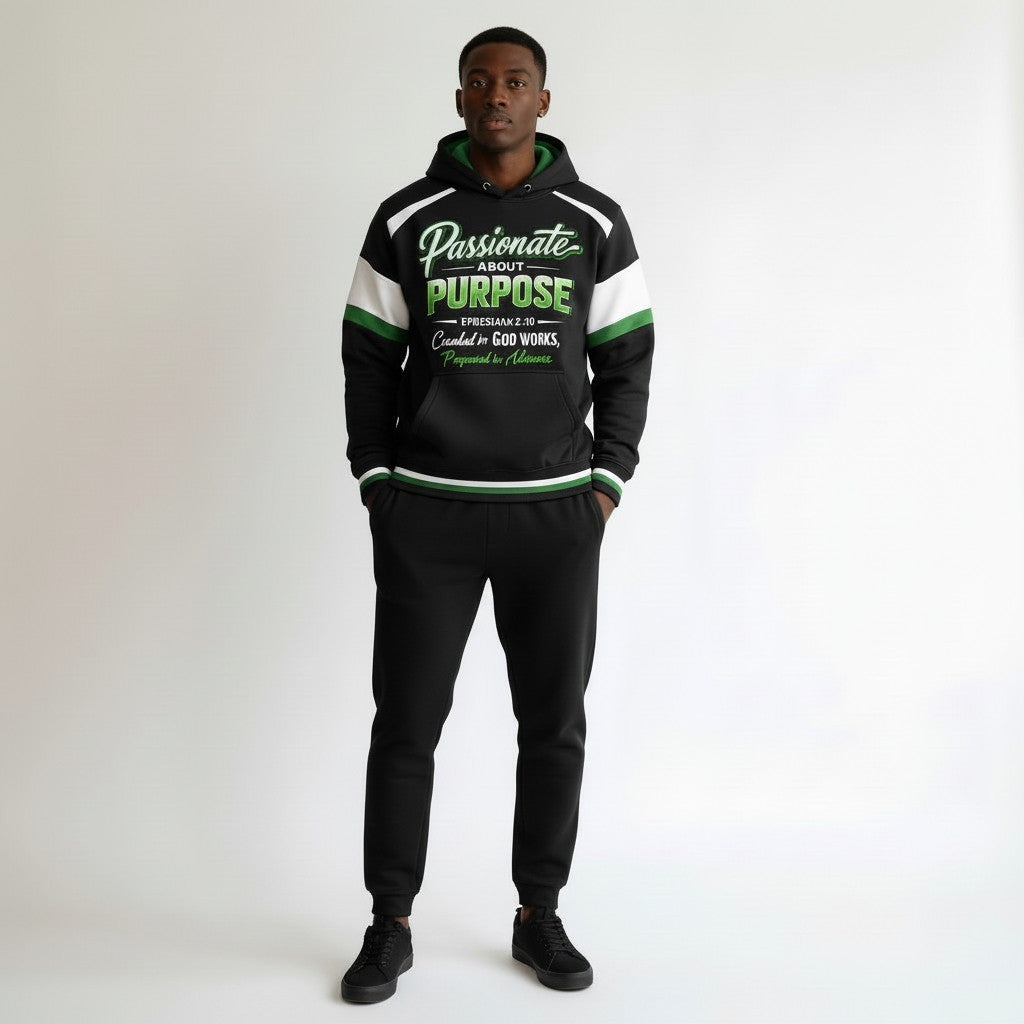Passionate About Purpose Hoodie Black