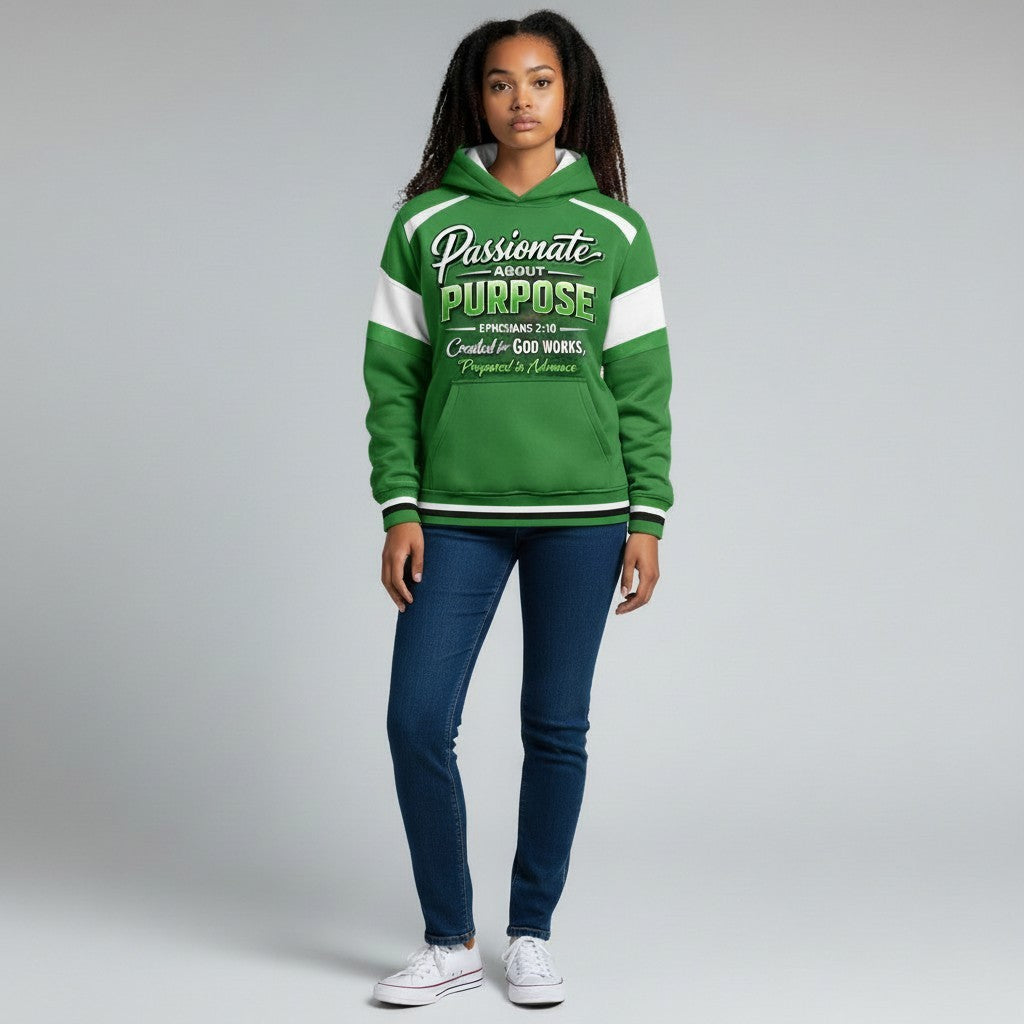 Passionate About Purpose Hoodie Green